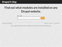 Tablet Screenshot of drupalxray.com